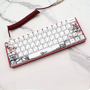 Amazon.com: JSJT Plum Blossom Keycaps 135 Keys Japanese